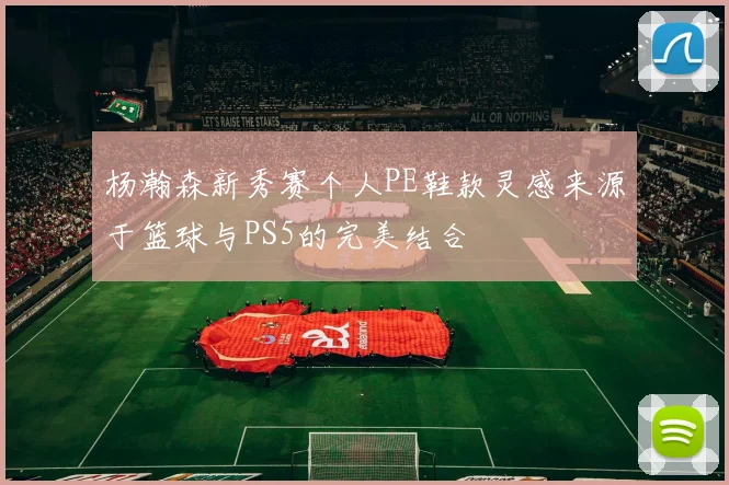 杨瀚森新秀赛个人PE鞋款灵感来源于篮球与PS5的完美结合